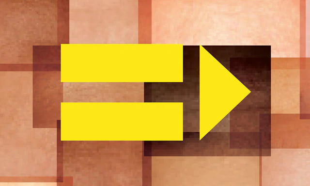 Graphic of the HRC equality equal sign with a triangle to the right pointing to the right.