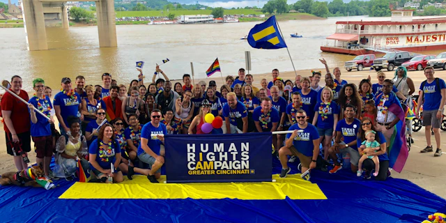 Volunteers with HRC's Cincinnati Steering Committee